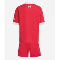 Liverpool Domáci Detský futbalový dres 2025-26 Krátky Rukáv (+ trenírky)